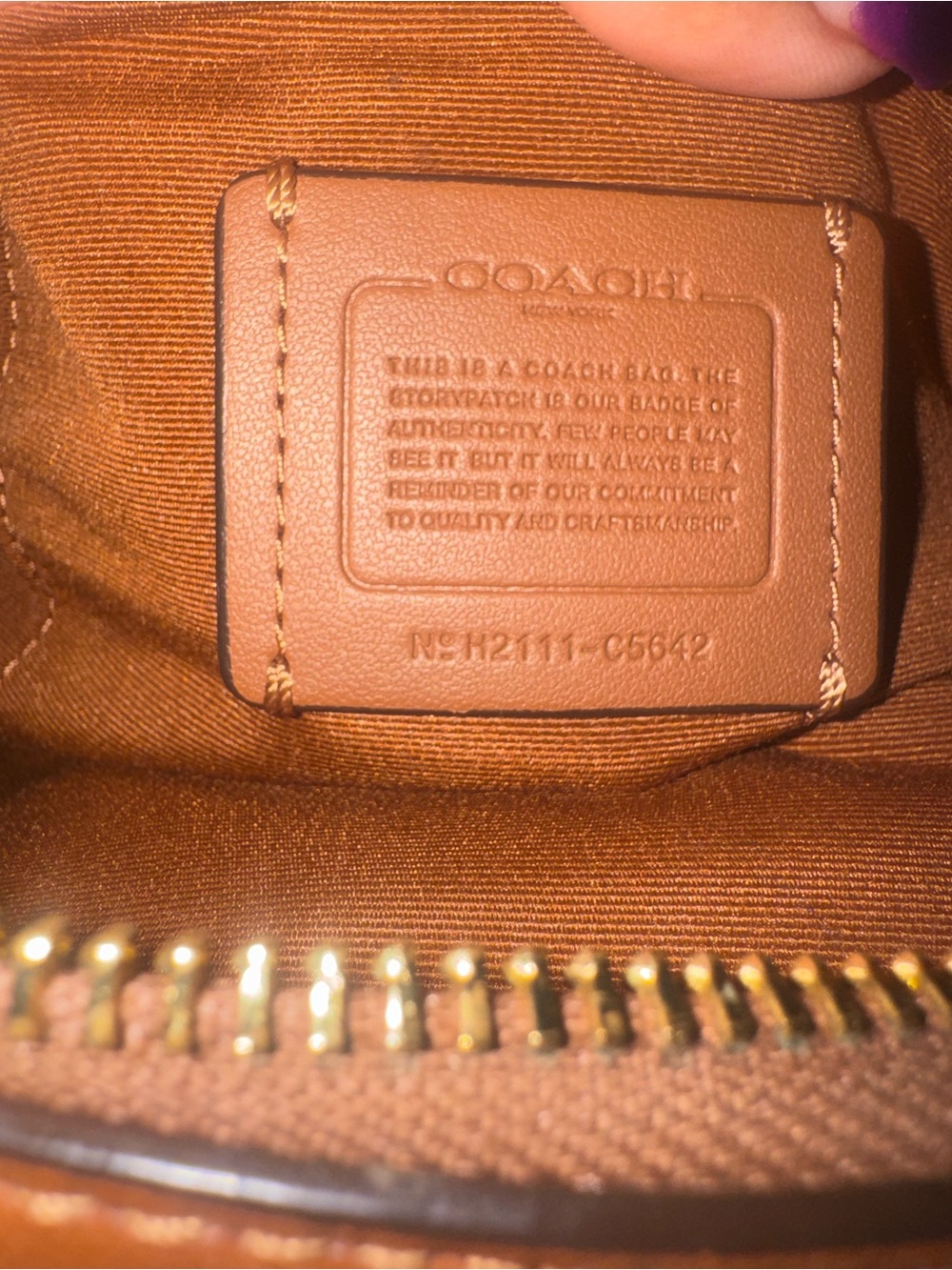 Coach C5642 Serena Satchel in Signature Canvas w/stripe. EUC - Picture 7 of 10